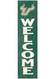 KH Sports Fan South Florida Bulls 12x48 Welcome Leaning Sign