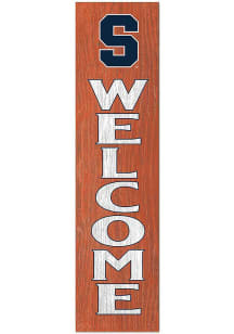 KH Sports Fan Syracuse Orange 11x46 Welcome Leaning Sign