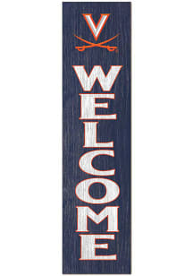 KH Sports Fan Virginia Cavaliers 11x46 Welcome Leaning Sign