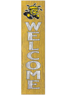 KH Sports Fan Wichita State Shockers 11x46 Welcome Leaning Sign