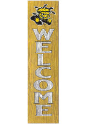 KH Sports Fan Wichita State Shockers 12x48 Welcome Leaning Sign