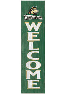 KH Sports Fan Wright State Raiders 11x46 Welcome Leaning Sign
