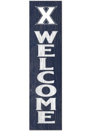 KH Sports Fan Xavier Musketeers 12x48 Welcome Leaning Sign