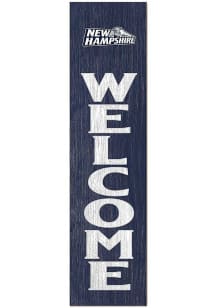 KH Sports Fan New Hampshire Wildcats 11x46 Welcome Leaning Sign