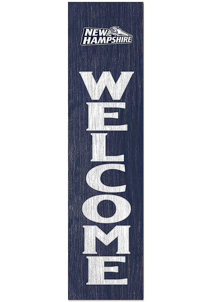 KH Sports Fan New Hampshire Wildcats 12x48 Welcome Leaning Sign