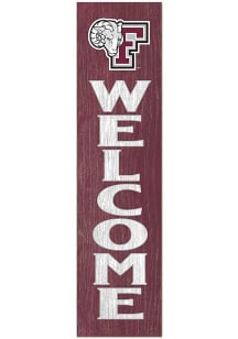KH Sports Fan Fordham Rams 11x46 Welcome Leaning Sign