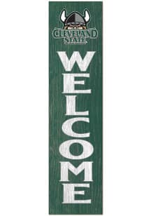KH Sports Fan Cleveland State Vikings 11x46 Welcome Leaning Sign