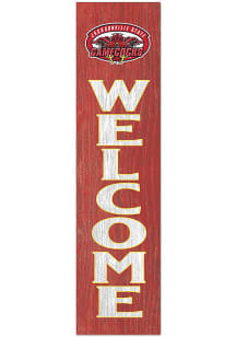 KH Sports Fan Jacksonville State Gamecocks 11x46 Welcome Leaning Sign