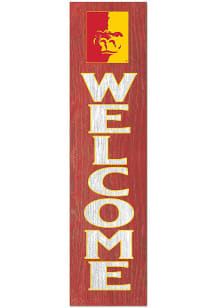 KH Sports Fan Pitt State Gorillas 11x46 Welcome Leaning Sign