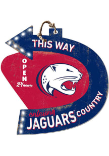 KH Sports Fan South Alabama Jaguars This Way Arrow Sign