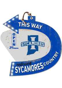 KH Sports Fan Indiana State Sycamores This Way Arrow Sign