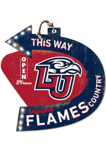KH Sports Fan Liberty Flames This Way Arrow Sign