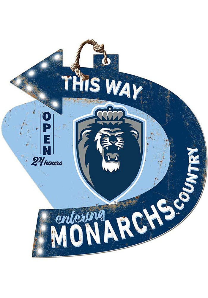 KH Sports Fan Old Dominion Monarchs This Way Arrow Sign