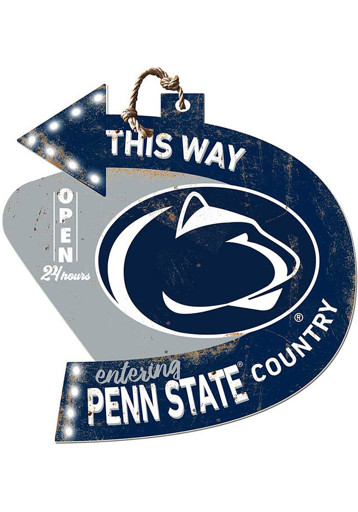 KH Sports Fan Penn State Nittany Lions This Way Arrow Sign