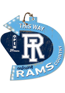 KH Sports Fan Rhode Island Rams This Way Arrow Sign