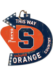 KH Sports Fan Syracuse Orange This Way Arrow Sign