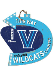 KH Sports Fan Villanova Wildcats This Way Arrow Sign