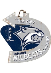 KH Sports Fan New Hampshire Wildcats This Way Arrow Sign