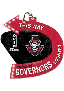 KH Sports Fan Austin Peay Governors This Way Arrow Sign