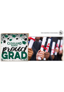 Cleveland State Vikings Proud Grad Floating Picture Frame