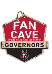 KH Sports Fan Austin Peay Governors Fan Cave Rustic Badge Sign