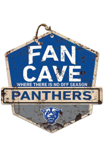 KH Sports Fan Georgia State Panthers Fan Cave Rustic Badge Sign
