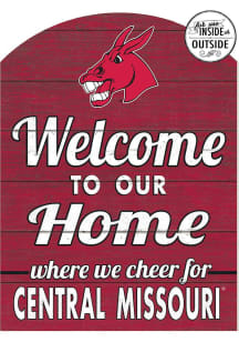 KH Sports Fan Central Missouri Mules 16x22 Indoor Outdoor Marquee Sign