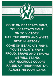 KH Sports Fan Northwest Missouri State Bearcats 34x23 Fight Song Sign