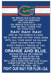 KH Sports Fan Florida Gators 35x24 Fight Song Sign