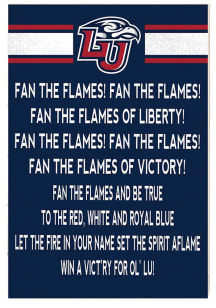 KH Sports Fan Liberty Flames 34x23 Fight Song Sign