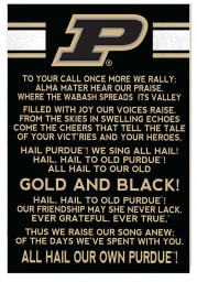 KH Sports Fan Purdue Boilermakers 35x24 Fight Song Sign