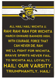 KH Sports Fan Wichita State Shockers 35x24 Fight Song Sign