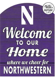 KH Sports Fan Northwestern Wildcats 16x22 Indoor Outdoor Marquee Sign