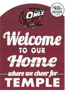 KH Sports Fan Temple Owls 16x22 Indoor Outdoor Marquee Sign