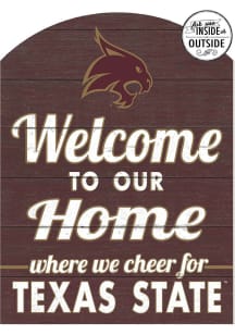 KH Sports Fan Texas State Bobcats 16x22 Indoor Outdoor Marquee Sign