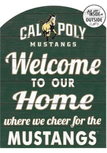 KH Sports Fan Cal Poly Mustangs 16x22 Indoor Outdoor Marquee Sign