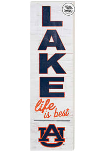 KH Sports Fan Auburn Tigers 35x10 Lake Life is Best Indoor Outdoor Sign