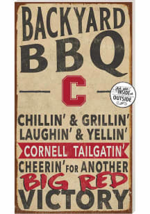 KH Sports Fan Cornell Big Red 11x20 Indoor Outdoor BBQ Sign