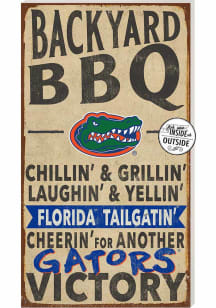 KH Sports Fan Florida Gators 11x20 Indoor Outdoor BBQ Sign