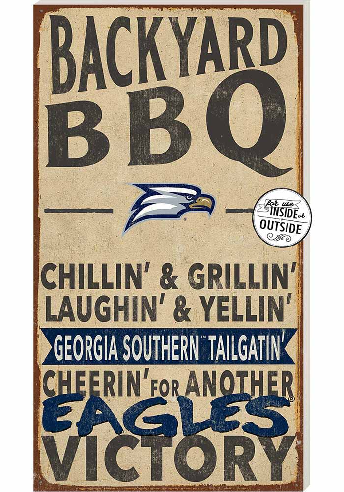 KH Sports Fan Georgia Southern Eagles 11x20 Indoor Outdoor BBQ Sign