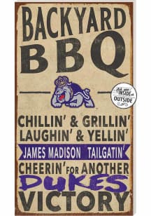 KH Sports Fan James Madison Dukes 11x20 Indoor Outdoor BBQ Sign
