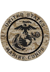 KH Sports Fan Marine Corps 20x20 Weathered Camo Circle Sign
