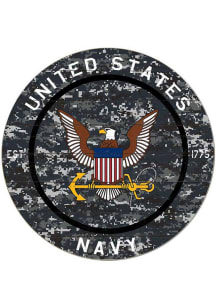 KH Sports Fan Navy 20x20 Weathered Camo Circle Sign