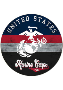 KH Sports Fan Marine Corps 20x20 Retro Multi Color Circle Sign