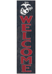 KH Sports Fan Marine Corps 11x46 Welcome Leaning Sign
