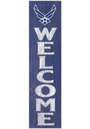 KH Sports Fan Air Force 12x48 Welcome Leaning Sign