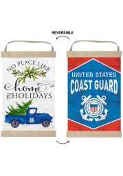 KH Sports Fan Coast Guard Home for Christmas Reversible Banner Sign