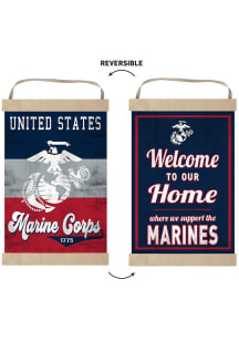 KH Sports Fan Marine Corps Retro Reversible Banner Sign