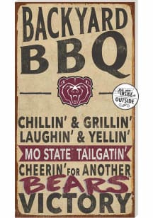 KH Sports Fan Missouri State Bears 11x20 Indoor Outdoor BBQ Sign