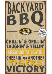 KH Sports Fan Missouri Tigers 11x20 Indoor Outdoor BBQ Sign